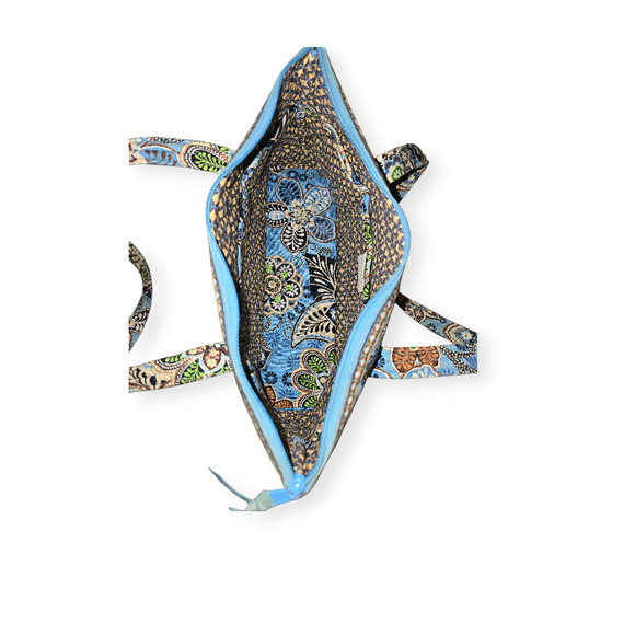 Vera Bradley Retired Bali Blue Shoulder Bag 2009 - Picture 7 of 7